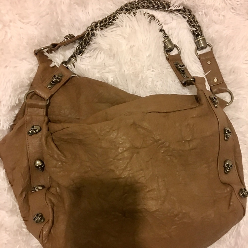 Thomas Wylde skull leather handbag